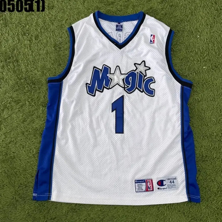 [BUNJANG] Champion Orlando Magic McGrady Jersey L / 챔피온 올랜도 McGRADY 매직 져지 민소매 나시 L
