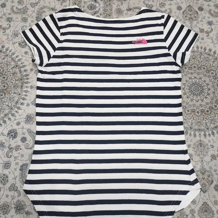 [BUNJANG] The North Face Stripe Short Sleeve T-Shirt / 노스페이스 스트라이프 반팔 티셔츠 85 (44반까지)