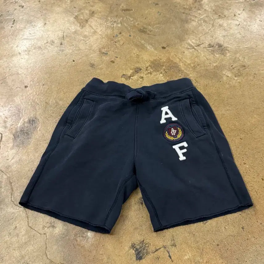 [BUNJANG] Abercrombie &amp; Fitch Navy Training Shorts / [정품/XS] 아베크롬비 네이비 트레이닝 츄리닝 반바지