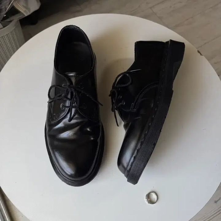 [BUNJANG] Dr. Martens 1461 Mono Black Leather Derby Shoes UK 7 / 닥터마틴 1461 모노 블랙 더비슈즈 / 260 사이즈