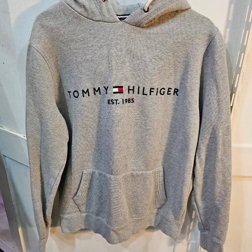 [BUNJANG] Tommy Hilfiger Grey Hoodie / <만원빈티지>타미힐피거 그레이 후드티