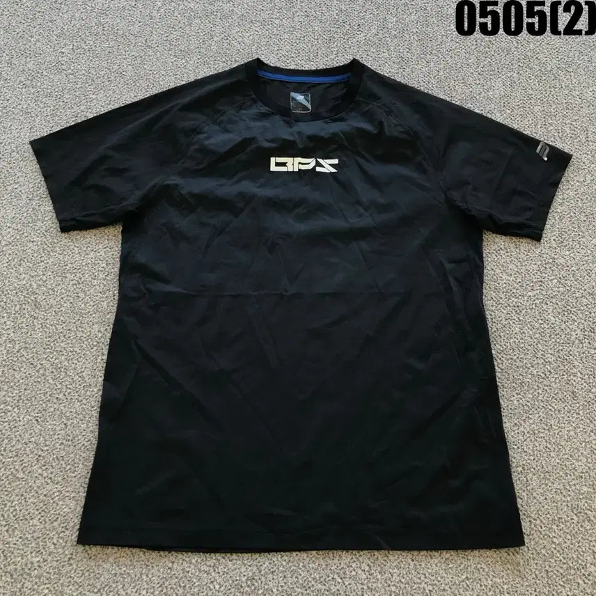 [BUNJANG] Beanpole Black Anorak Short Sleeve T-shirt Size 100 / 빈폴 검정색 아노락 반팔 티셔츠 100
