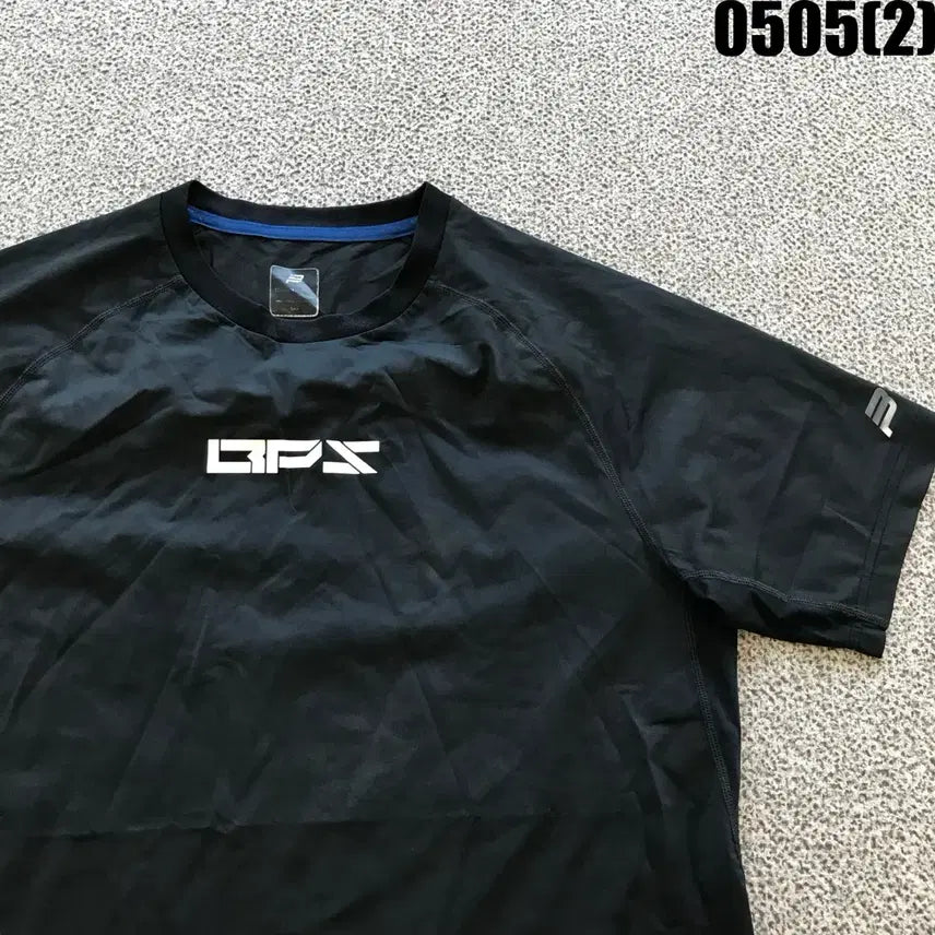 [BUNJANG] Beanpole Black Anorak Short Sleeve T-shirt Size 100 / 빈폴 검정색 아노락 반팔 티셔츠 100