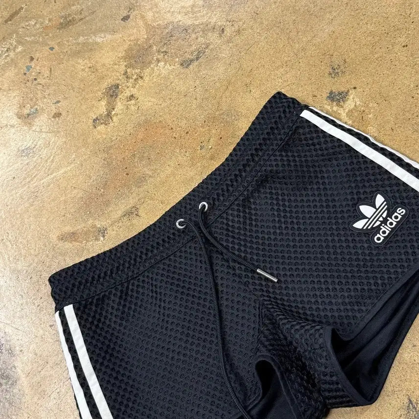 [BUNJANG] Adidas 3-Stripes Black Swim Trunks Shorts / [정품/85] 아디다스 삼선 블랙 스윔 트렁크 반바지