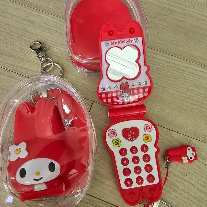 [BUNJANG] My Melody Mirror Telephone Charm / 마이멜로디 거울전화기 키링