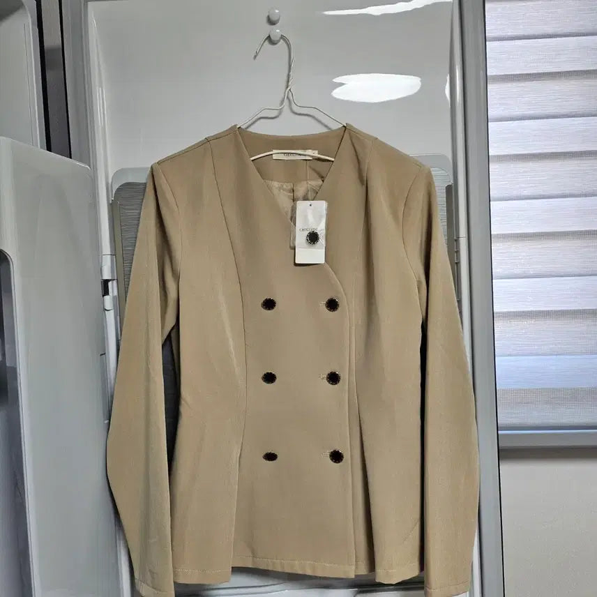 [BUNJANG] Chicline Transitional Jacket Beige / 시크라인 간절기 자켓 새상품