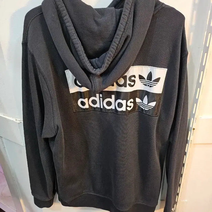 [BUNJANG] Adidas Black Hoodie XL / <만원빈티지>아디다스 후드티 블랙