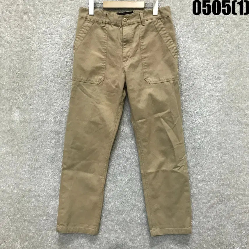 [BUNJANG] Uniform Bridge Beige Cotton Casual Pants L / UNIFORM BRIDGE 베이지 면바지 남성용 캐주얼 팬츠 L