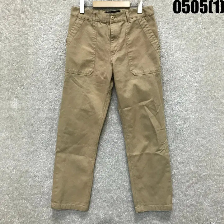 [BUNJANG] Uniform Bridge Beige Cotton Casual Pants L / UNIFORM BRIDGE 베이지 면바지 남성용 캐주얼 팬츠 L