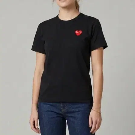 [BUNJANG] Comme des Garçons Short Sleeve Round Neck T-Shirt / [55]꼼데가르송 반팔 라운드티