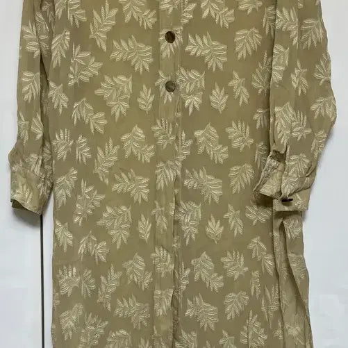 [BUNJANG] Escada Pattern Long Silk Robe Dress / 에스까다 패턴 롱 실크로브 원피스