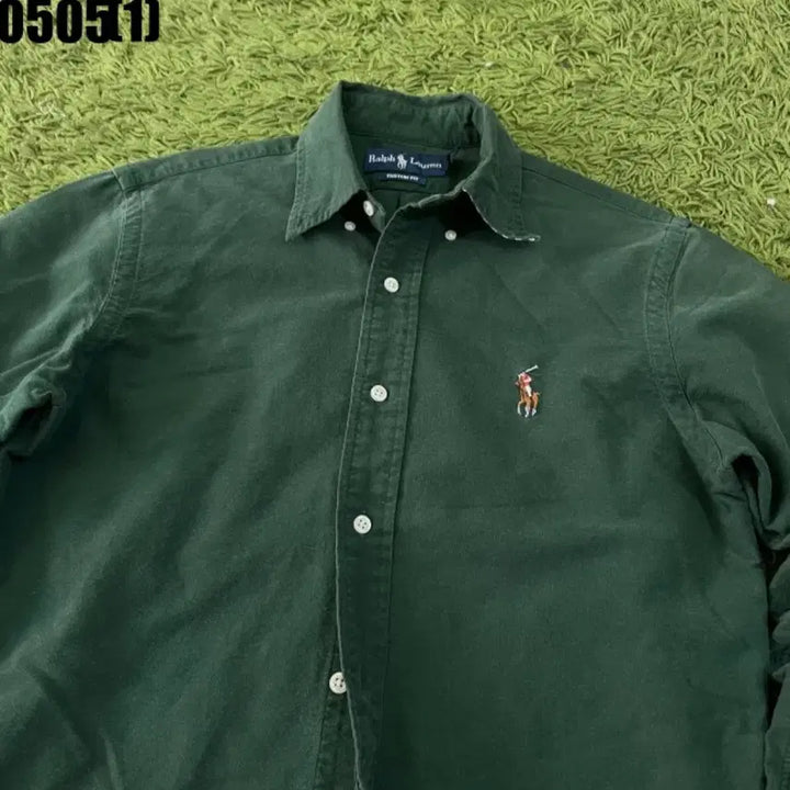 [BUNJANG] Polo Ralph Lauren Green Long Sleeve Shirt S / 폴로 랄프로렌 셔츠 그린 긴팔 S