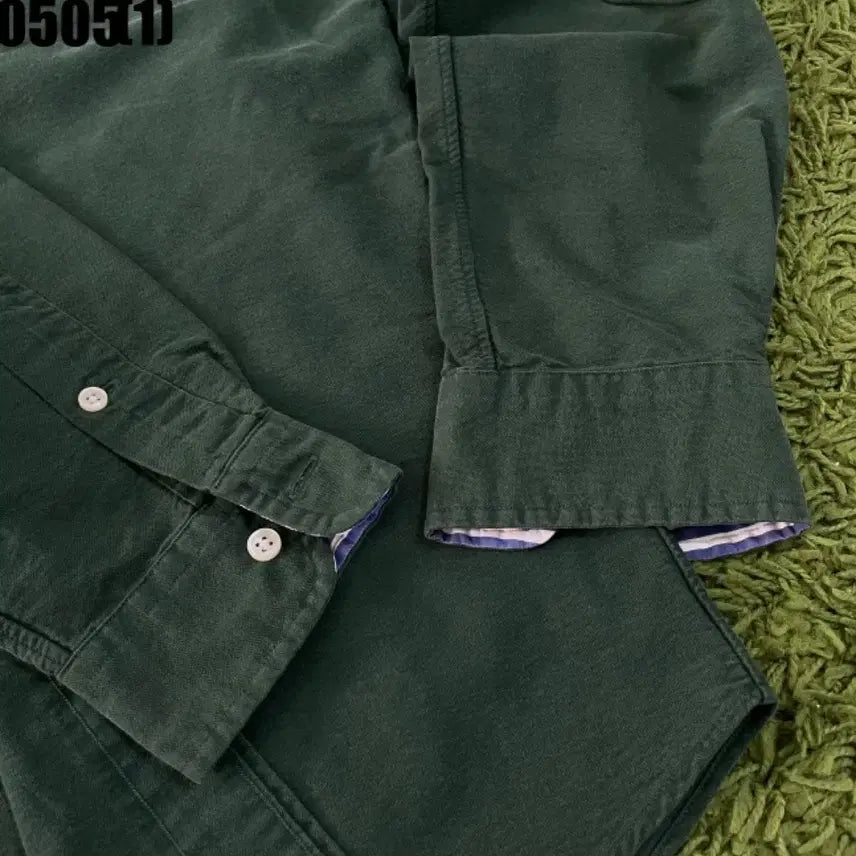 [BUNJANG] Polo Ralph Lauren Green Long Sleeve Shirt S / 폴로 랄프로렌 셔츠 그린 긴팔 S