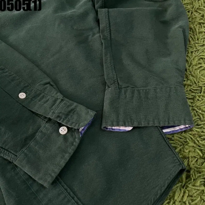 [BUNJANG] Polo Ralph Lauren Green Long Sleeve Shirt S / 폴로 랄프로렌 셔츠 그린 긴팔 S