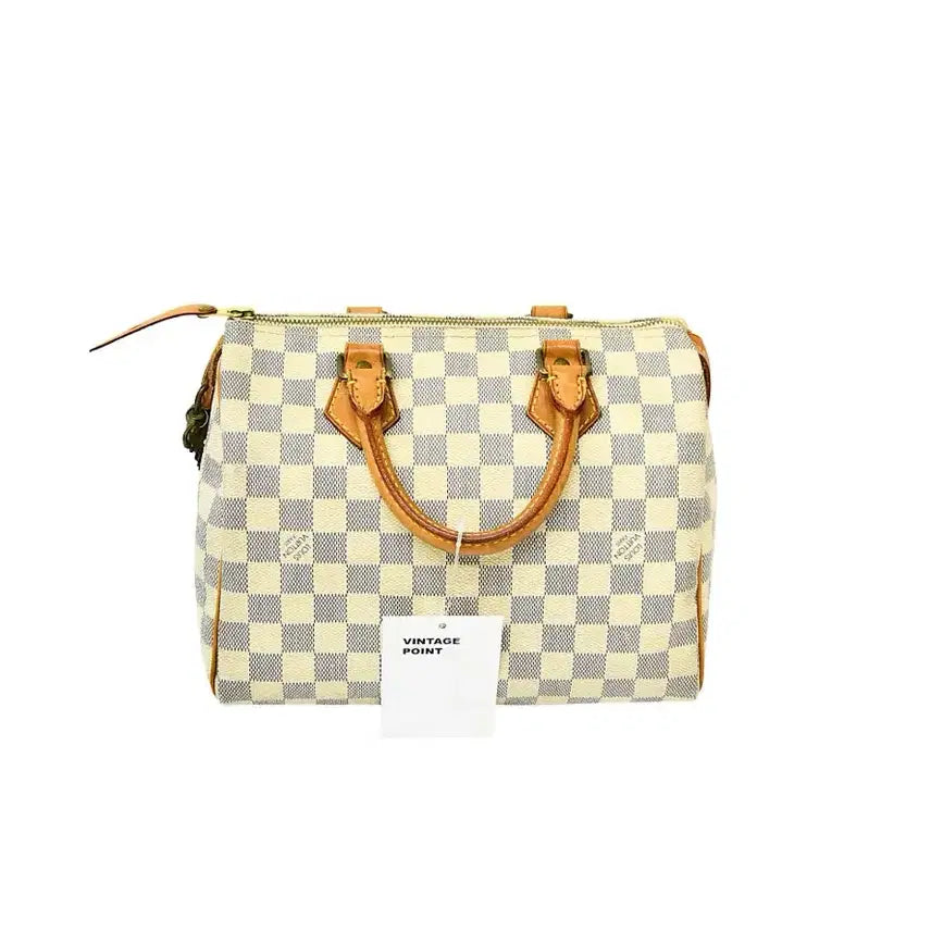 [BUNJANG] Louis Vuitton Damier Azur Speedy 25 Bag / 루이비통 다미에 아주르 스피디 25(정품)