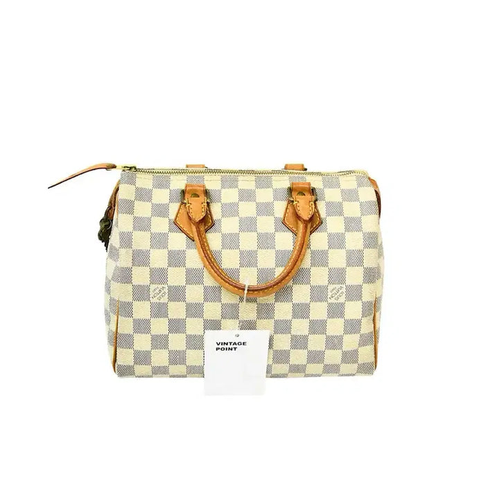 [BUNJANG] Louis Vuitton Damier Azur Speedy 25 Bag / 루이비통 다미에 아주르 스피디 25(정품)