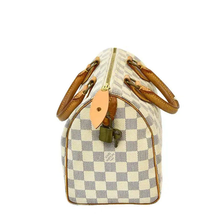 [BUNJANG] Louis Vuitton Damier Azur Speedy 25 Bag / 루이비통 다미에 아주르 스피디 25(정품)