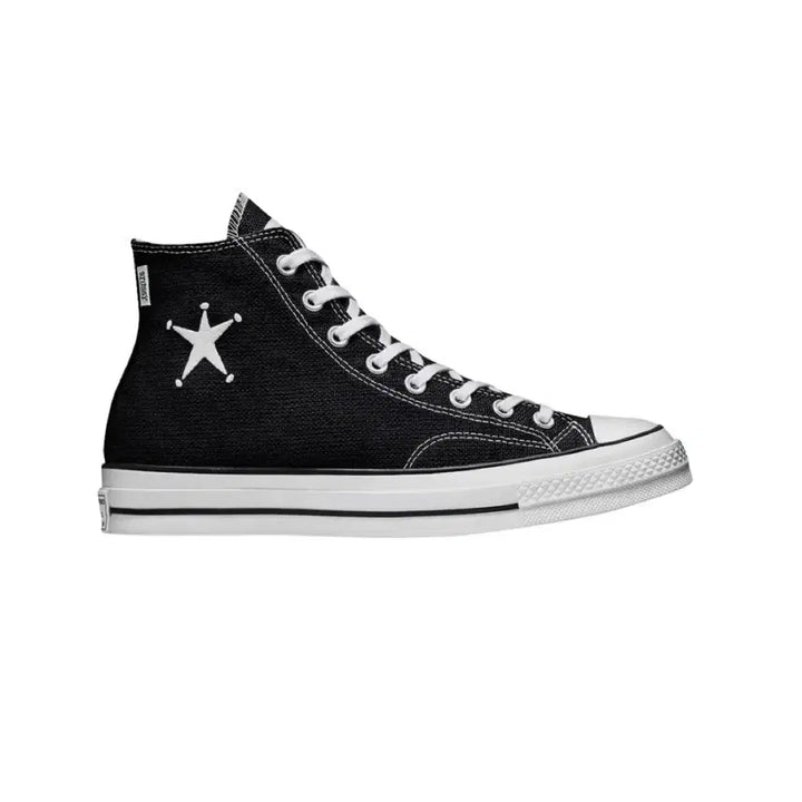[BUNJANG] Converse x Stussy Chuck 70 High Black / [260] 컨버스 X 스투시 척 70 하이 블랙