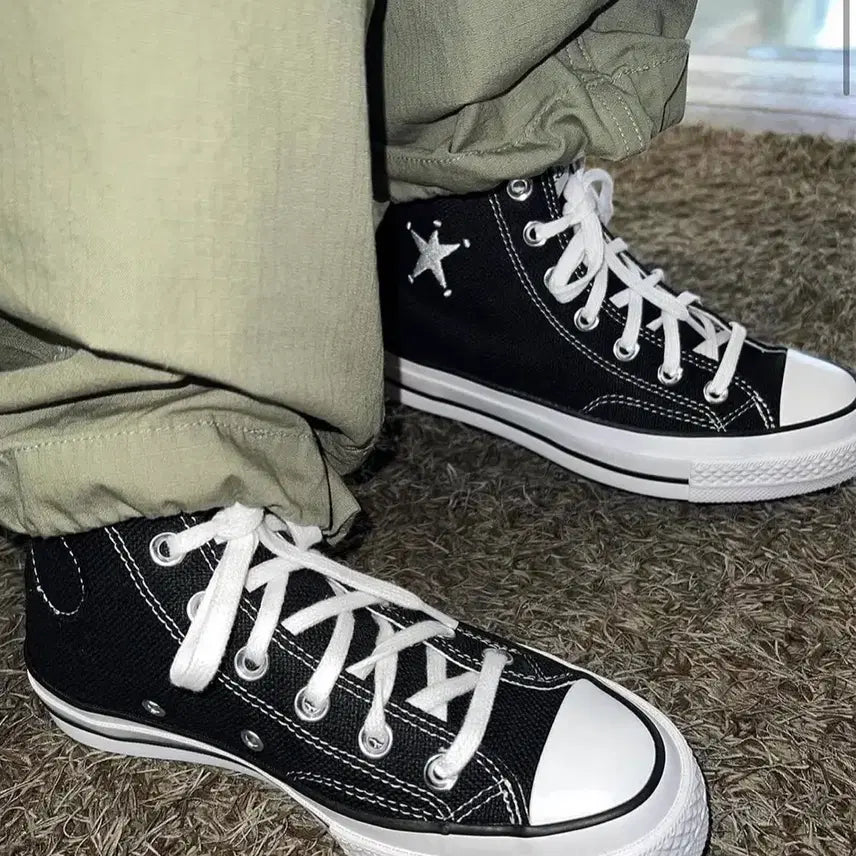 [BUNJANG] Converse x Stussy Chuck 70 High Black / [260] 컨버스 X 스투시 척 70 하이 블랙