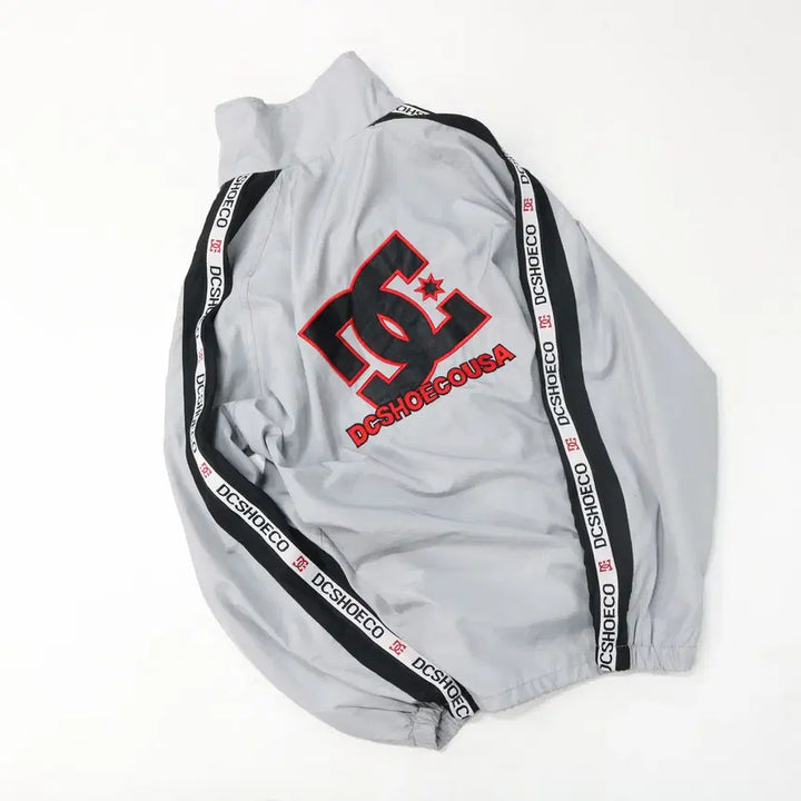 [BUNJANG] DC Shoes 90s Vintage Side Line Logo Warm-up Jacket / DC SHOES 디씨슈즈 90s 빈티지 사이드 라인 로고 웜업 자켓 (F