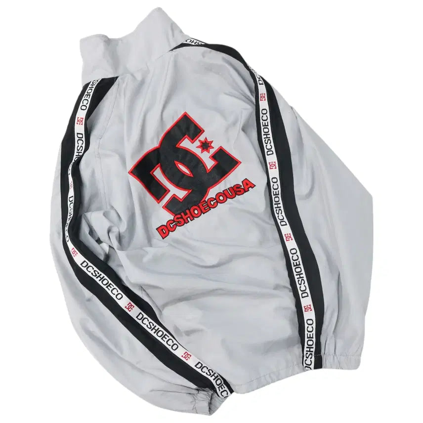 [BUNJANG] DC Shoes 90s Vintage Side Line Logo Warm-up Jacket / DC SHOES 디씨슈즈 90s 빈티지 사이드 라인 로고 웜업 자켓 (F