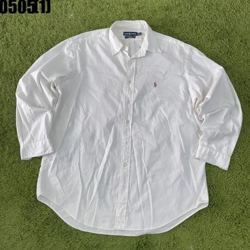 [BUNJANG] Polo Ralph Lauren White Shirt XXL / 폴로 랄프로렌 화이트 셔츠 남방 XXL