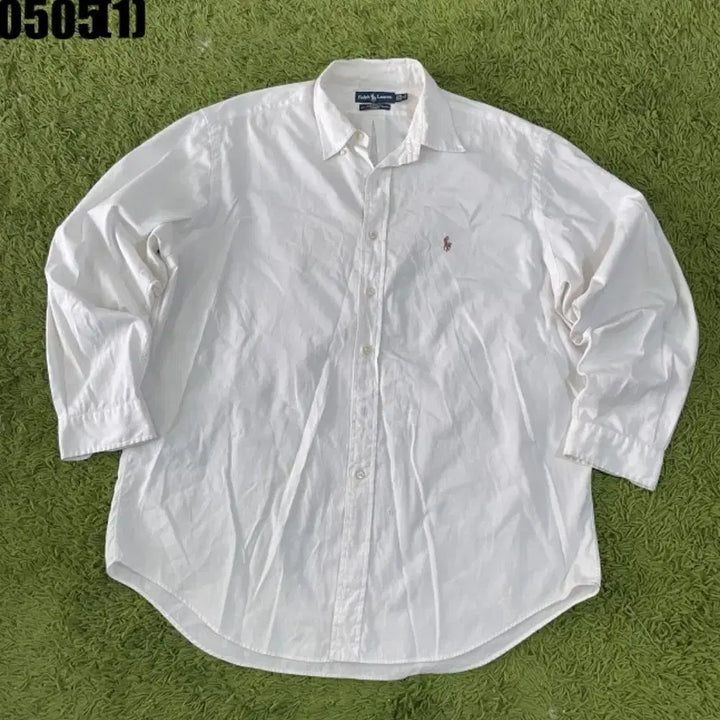[BUNJANG] Polo Ralph Lauren White Shirt XXL / 폴로 랄프로렌 화이트 셔츠 남방 XXL