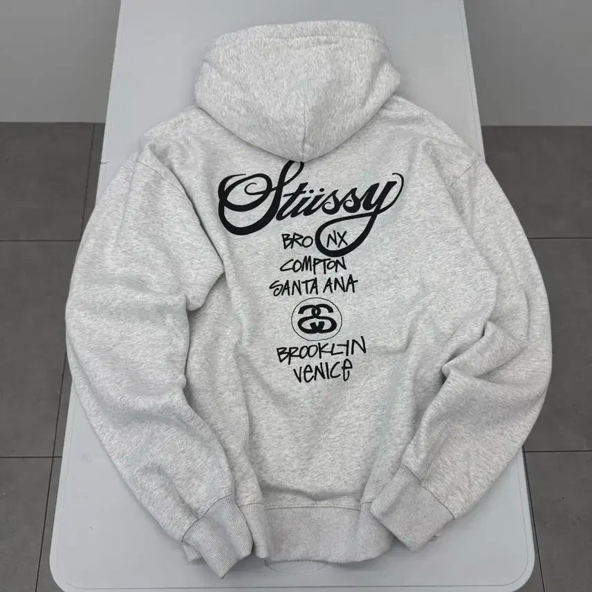 [BUNJANG] Stussy World Tour Hoodie / 스투시 월드투어 후드티