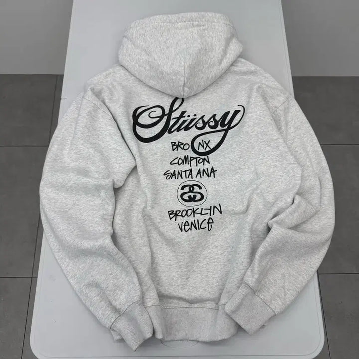 [BUNJANG] Stussy World Tour Hoodie / 스투시 월드투어 후드티