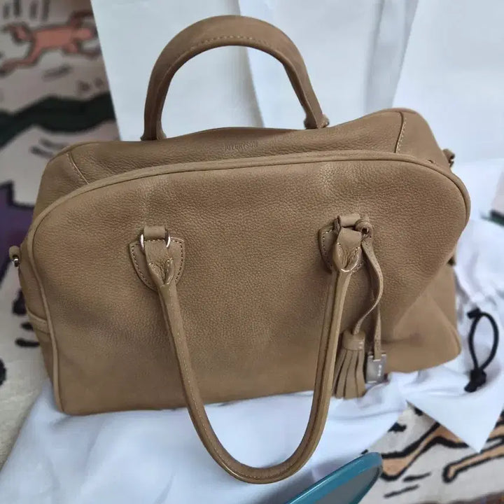 [BUNJANG] Joy Gryson Nubuck Leather Crossbody Bag / 조이그라이슨 핸드백