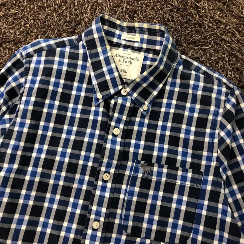 [BUNJANG] Abercrombie &amp; Fitch Plaid Shirt XXL / XXL 아베크롬비 체크 셔츠