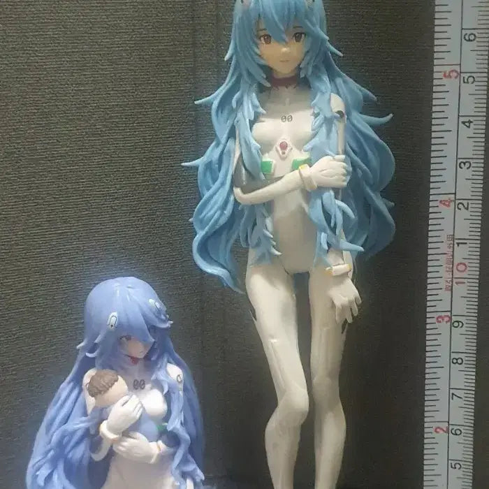 [BUNJANG] Evangelion Ayanami Rei Long Hair Figure (2 Types) / 에반게리온 아야나미 레이 피규어 2종 장발레이