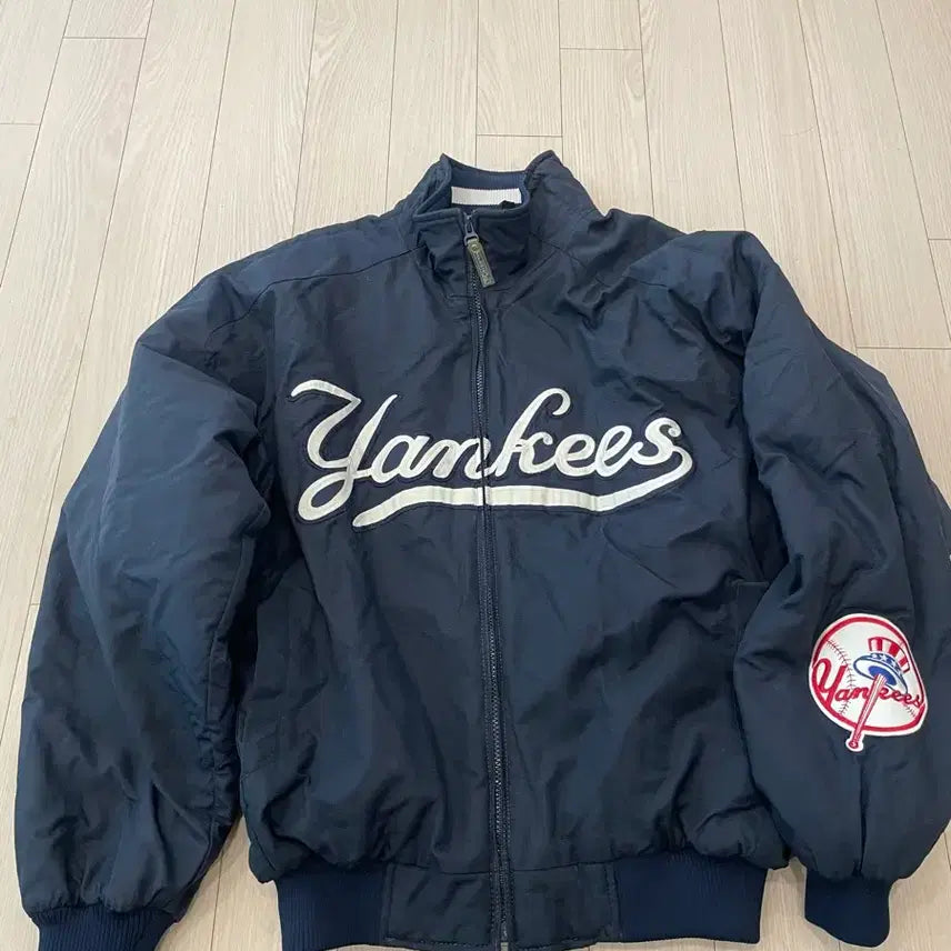 [BUNJANG] Majestic New York Yankees Baseball Jacket Navy Size 95 / Majestic 양키스 야구 점퍼 네이비95