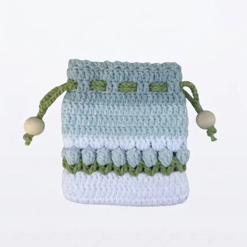[BUNJANG] Handmade Tulip Pouch / 특가상품) 핸드메이드 튤립 파우치 어버이날 선물 악세 이어폰 수납