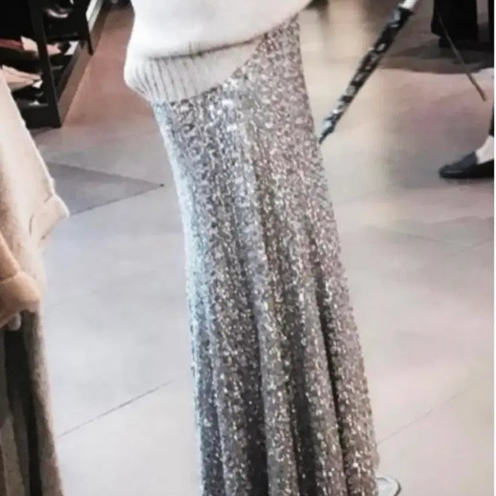 [BUNJANG] Rabbitti Sequin Skirt / rabbitti 래비티 시퀸스커트 랑방 타임 마인 오브제 한섬 마쥬산드로