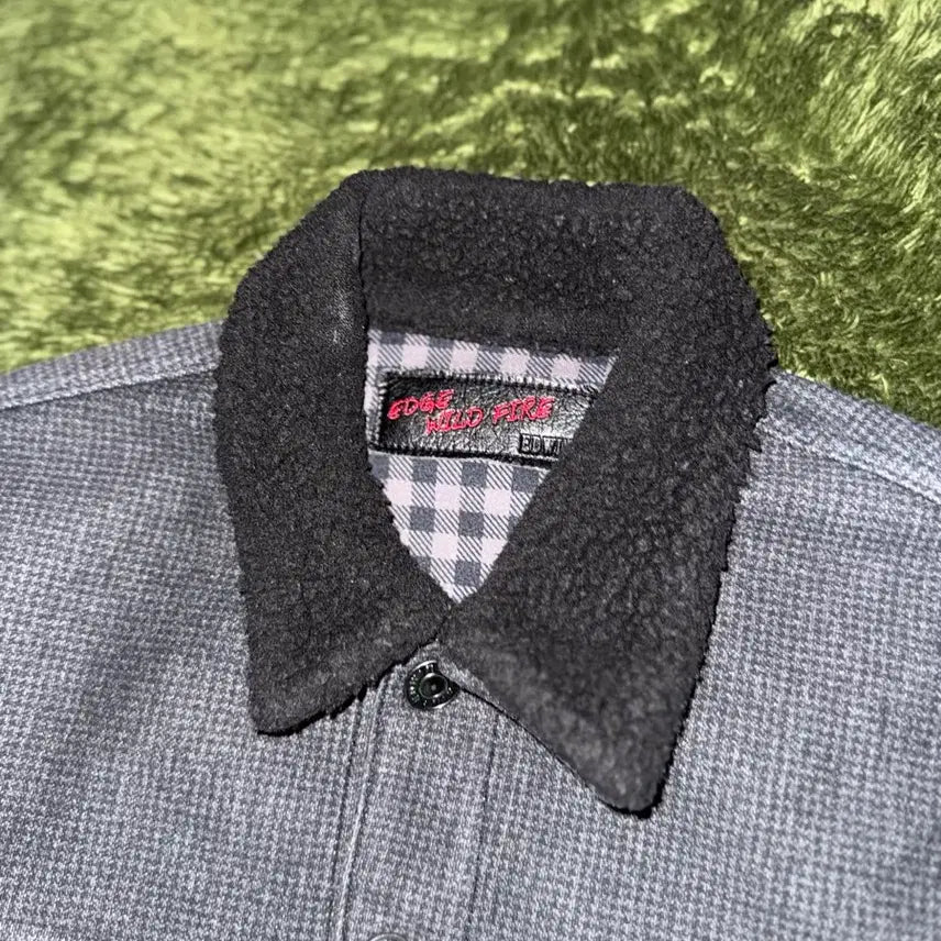 [BUNJANG] Edwin Japan Boa Collar Trucker Jacket XL / [XL] EDWIN JAPAN 에드윈 보아 카라 트러커 자켓