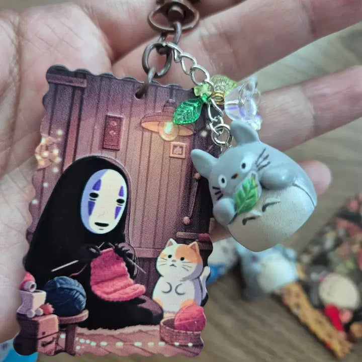 [BUNJANG] Totoro Keyring for Phone and Bag / 토토로 가오나시 키링 핸드폰 가방고리
