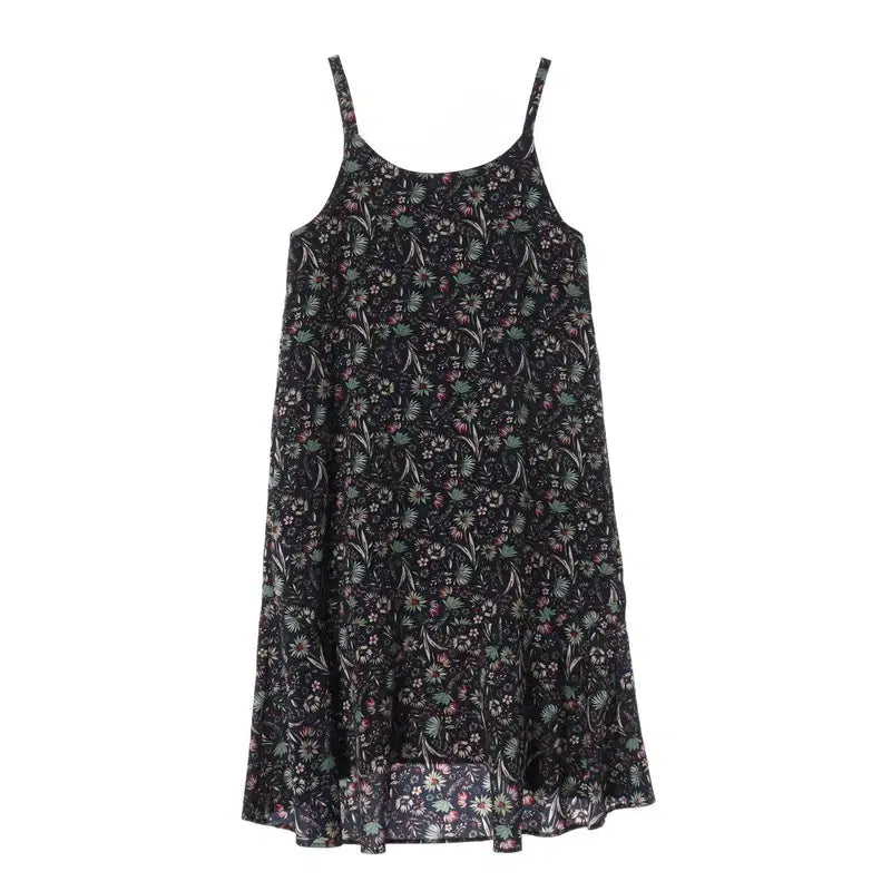 [BUNJANG] Soop Poly Flower Sleeveless Dress (Women&