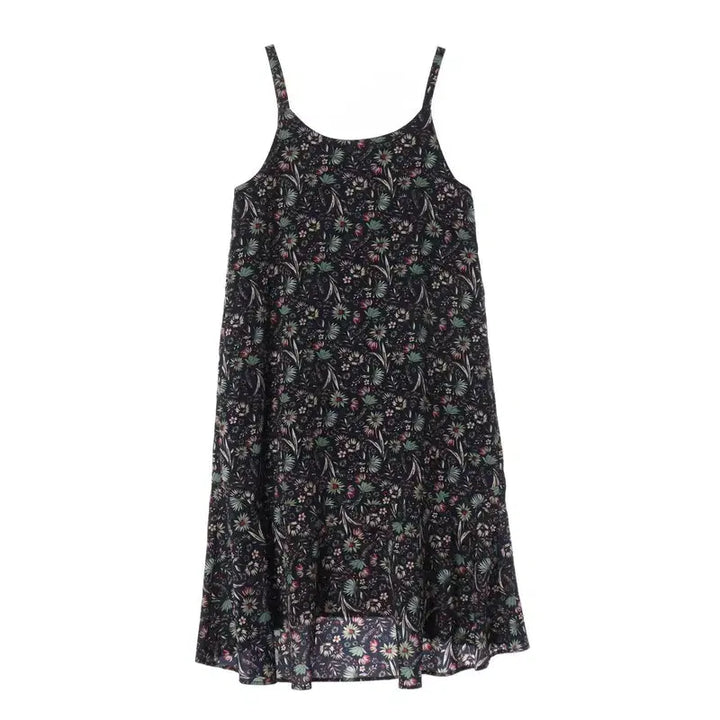 [BUNJANG] Soop Poly Flower Sleeveless Dress (Women&