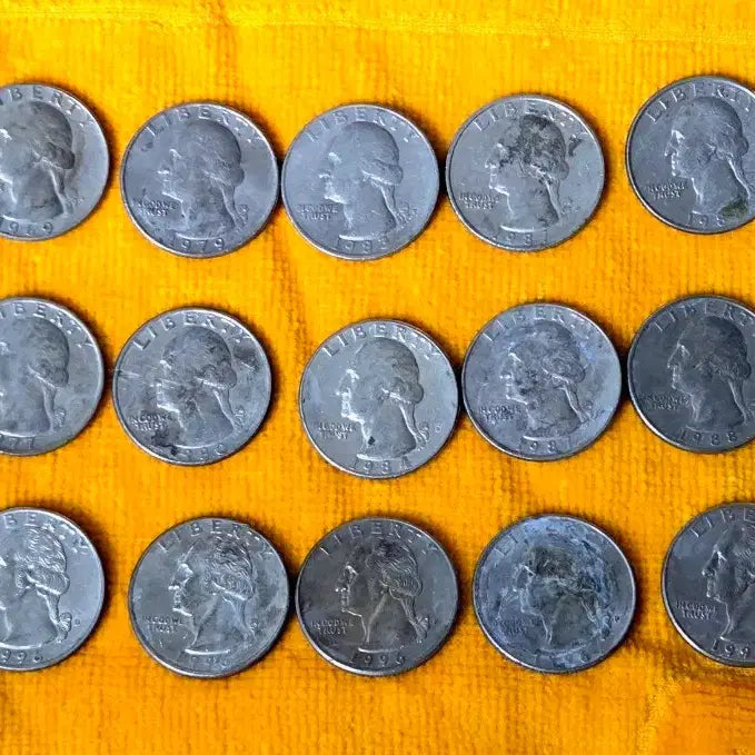 [BUNJANG] United States Quarter Coin Collection (1967-1998) / 미국 쿼터 동전 모음 (1967-1998)