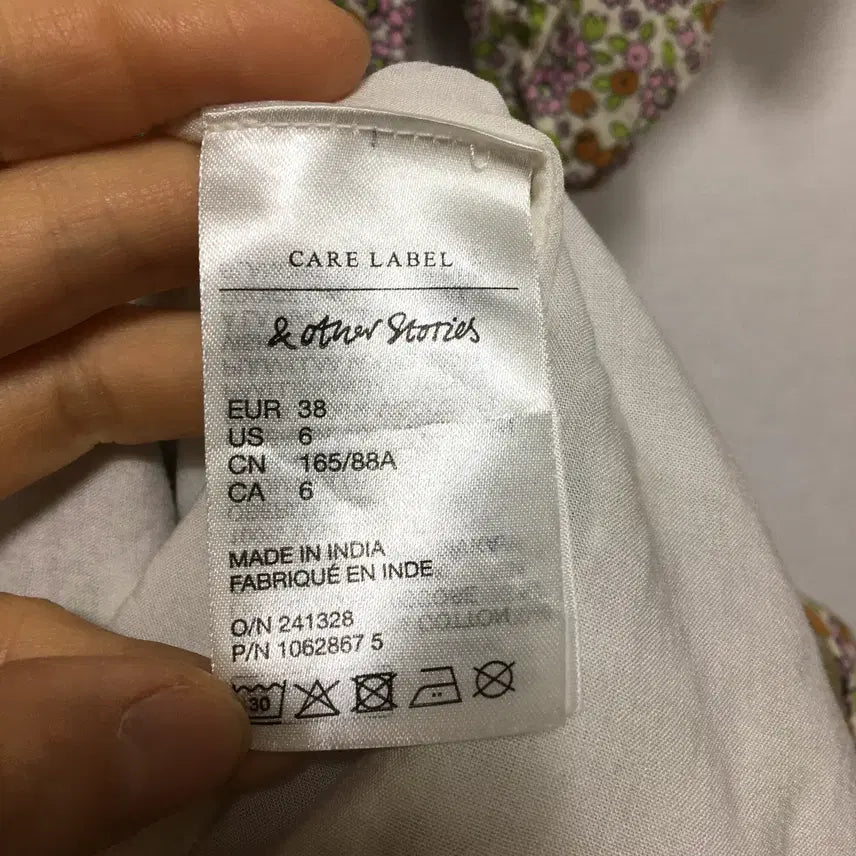 [BUNJANG] And Other Stories Flower Cotton Dress Size 38 / 앤아더스토리즈 플라워 코튼 원피스