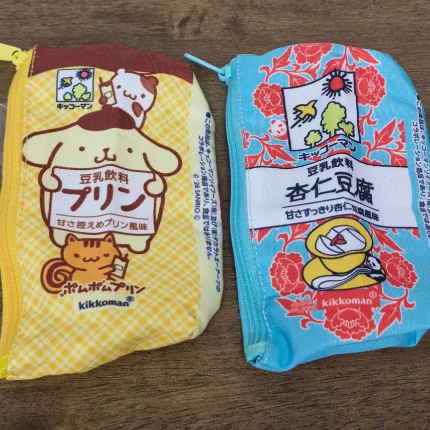[BUNJANG] Pom Pom Purin &amp; Annin Dofu Pouch Set / 5/31 이후 주인 소장 - 일괄 키코만 두유 파우치폼폼푸린 안닌도후