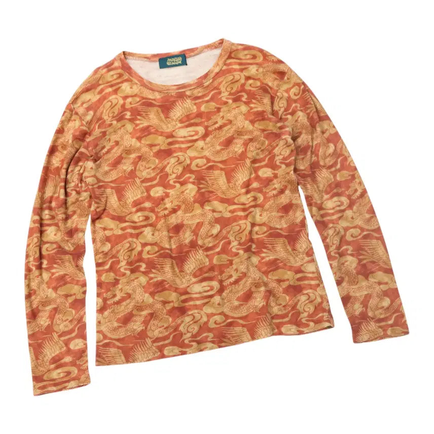 [BUNJANG] Mash Mania Vintage Dragon &amp; Crane Oriental Long Sleeve / MASH MANIA 빈티지 드래곤 &amp; 크레인 오리엔탈 롱슬리브