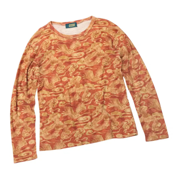 [BUNJANG] Mash Mania Vintage Dragon &amp; Crane Oriental Long Sleeve / MASH MANIA 빈티지 드래곤 &amp; 크레인 오리엔탈 롱슬리브