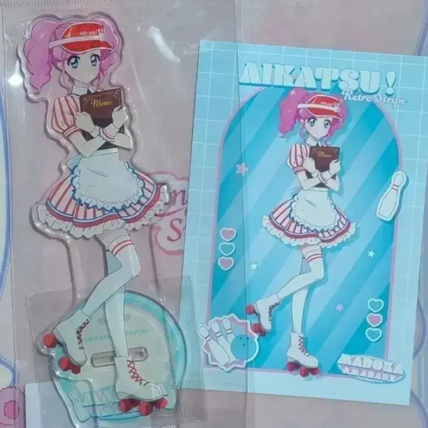 [BUNJANG] Aikatsu! Round1 Madoka Acrylic Stand + Special Postcard / 아이카츠 라운드원 마도카 아크릴 스탠드 + 특전엽서 아이엠스타 모모