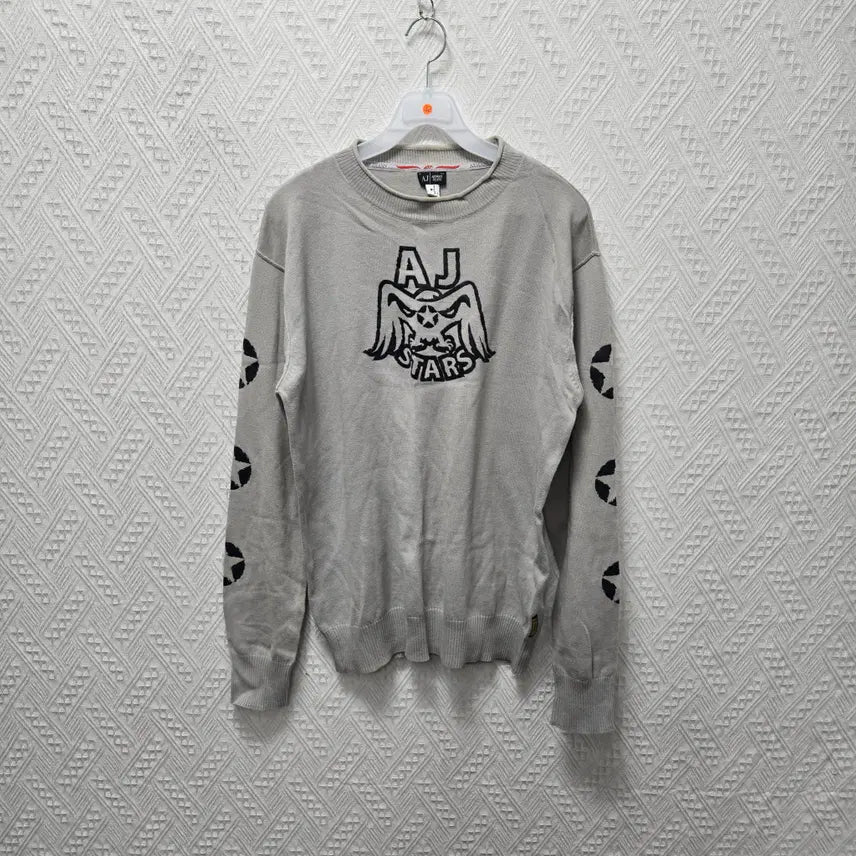 [BUNJANG] Giorgio Armani Jeans Cotton Bird Sweater / 차32 아르마니진스 코튼 버드 스웨터 M