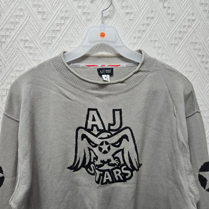[BUNJANG] Giorgio Armani Jeans Cotton Bird Sweater / 차32 아르마니진스 코튼 버드 스웨터 M