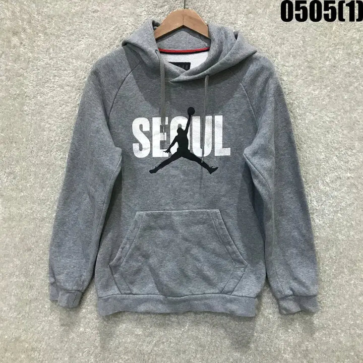 [BUNJANG] Jordan Seoul Hoodie Gray Medium / 조던 서울 후드티 그레이 m