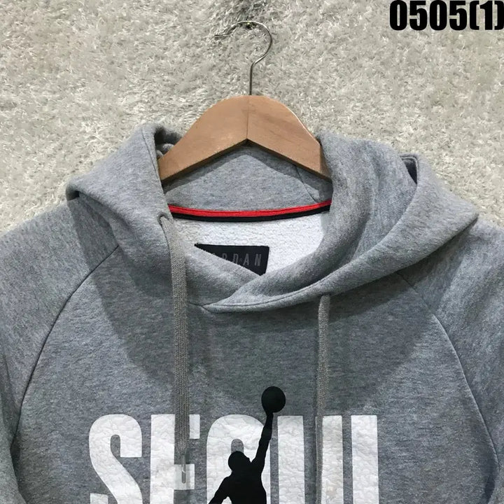 [BUNJANG] Jordan Seoul Hoodie Gray Medium / 조던 서울 후드티 그레이 m