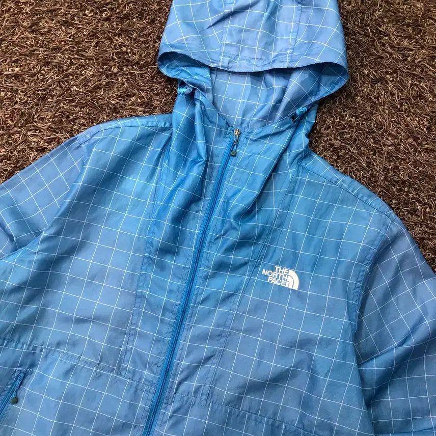 [BUNJANG] The North Face Nylon Check Windbreaker Jacket / XL 노스페이스 나일론 체크 바람막이 자켓